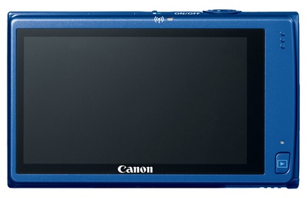 Canon PowerShot ELPH 320 HS Digital Camera blue back