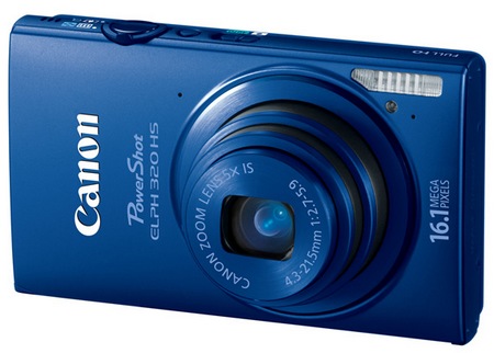 Canon PowerShot ELPH 320 HS Digital Camera blue