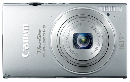 Canon PowerShot ELPH 320 HS Digital Camera silver