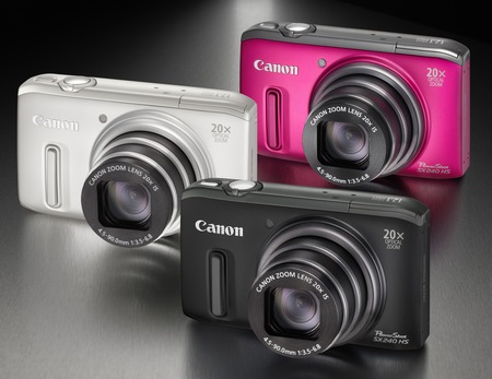 Canon PowerShot SX240 HS 20x zoom digital camera colors