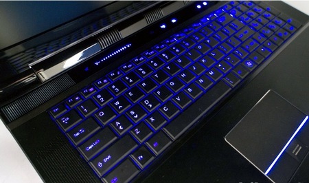 Eurocom Panther 4.0 Super-Notebook backlit keyboard