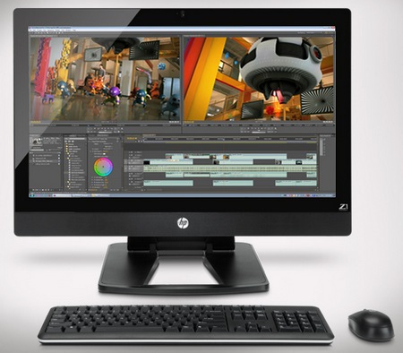 HP Z1 27-inch All-in-One Workstation front