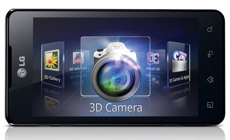 LG Optimus 3D MAX Android Smartphone with 3D Video Editing landscape