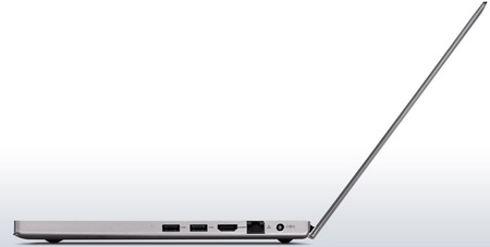 Lenovo IdeaPad U300e Ultrabook side