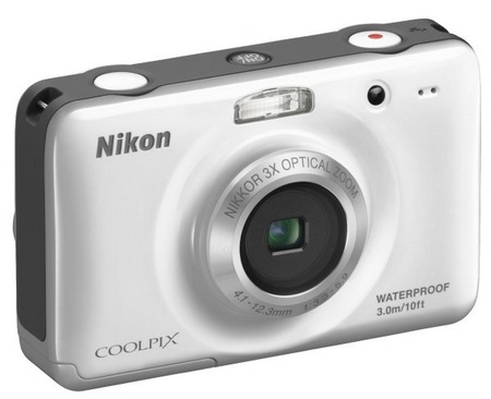 Nikon CoolPix S30 Rugged Digital Camera white