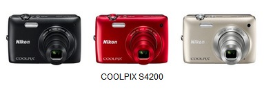 Nikon CoolPix S4200 digital camera colors