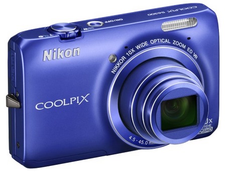 Nikon CoolPix S6300 Compact 10x Zoom Camera blue