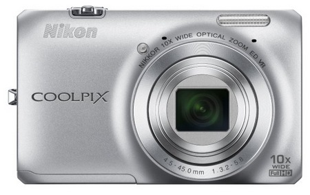 Nikon CoolPix S6300 Compact 10x Zoom Camera silver