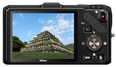 Nikon CoolPix S9300 Compact Long Zoom Camera with GPS back