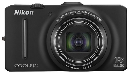 Nikon CoolPix S9300 Compact Long Zoom Camera with GPS black