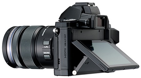 Olympus OM-D E-M5 Micro Four Thirds Camera tilting display