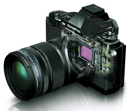 Olympus OM-D E-M5 Micro Four Thirds Camera transparent