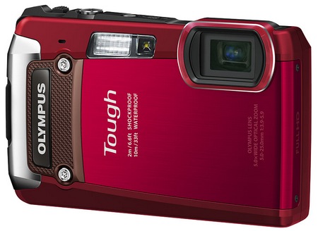 Olympus TOUGH TG-820 iHS Rugged Camera red