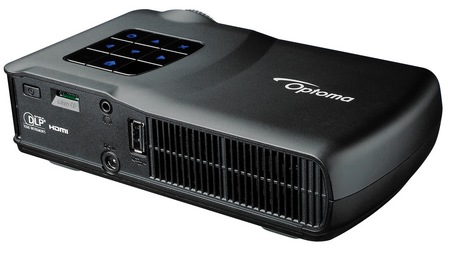 Optoma ML300 Ultra Portable LED Projector with built-in Media Player back