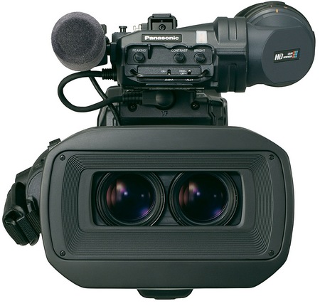 Panasonic AG-3DP1 Twin-lens 3D P2 HD Shoulder-mount Camcorder front