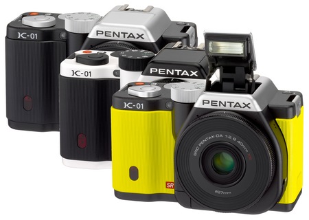 Pentax K-01 Interchangeable Lens Camera Designed by Marc Newson colors