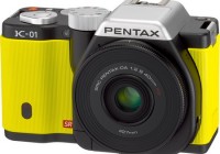 Pentax K-01 Interchangeable Lens Camera Designed by Marc Newson yellow