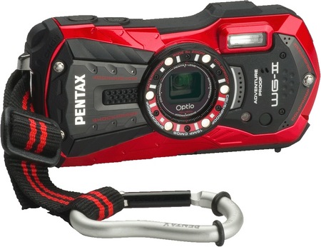 Pentax Optio WG-2 Rugged Digital Camera Vermillion Red