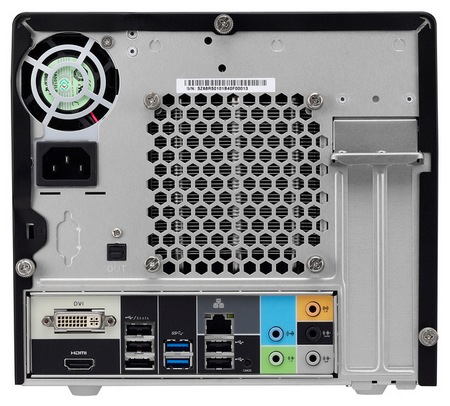 Shuttle XPC SZ68R5 Barebone Mini PC for 2nd Gen Intel Core back