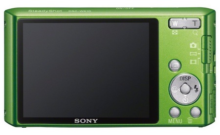 Sony Cyber-shot DSC-W610 digital camera green back