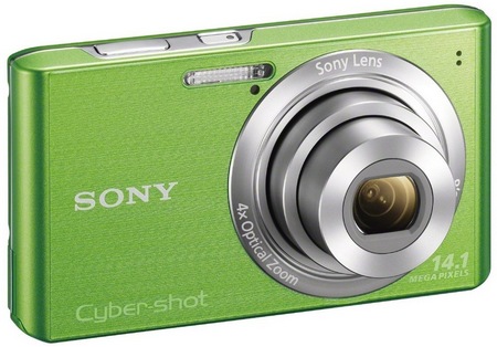 Sony Cyber-shot DSC-W610 digital camera green