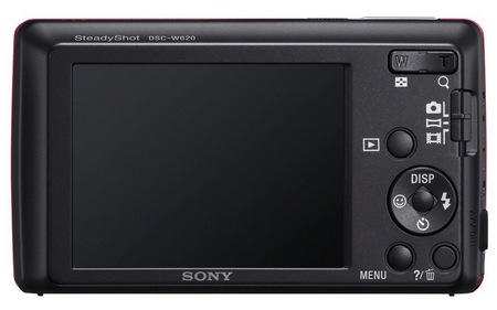 Sony Cyber-shot DSC-W620 digital camera back