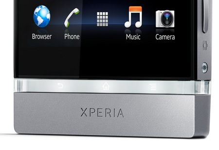 Sony Xperia P Smartphone with Aluminium Unibody and WhiteMagic Display transparent element