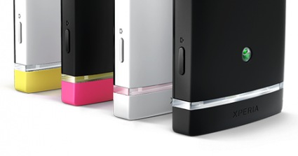 Sony Xperia U Android Smartphone cap colors