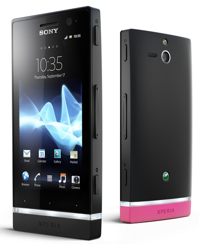 Sony Xperia U Android Smartphone pink back