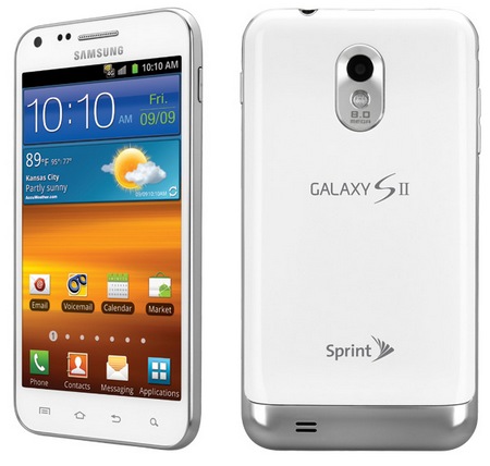 Sprint Samsung Epic 4G Touch Smartphone Frost White