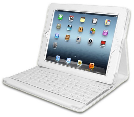 Adesso Compagno 3 WKB-1000DW Bluetooth Keyboard Case for new iPad