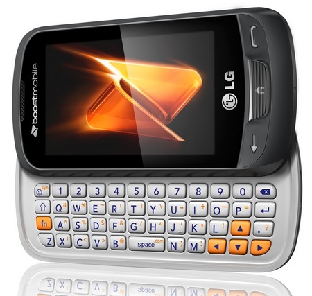 Boost Mobile LG Rumor Reflex QWERTY Messaging Phone