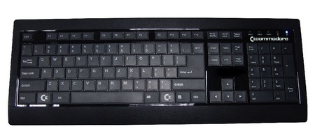 Commodore VIC-SLIM Ultra-slim Keyboard PC front