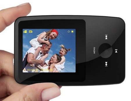 Ematic eSport Clip Portable Media Player on hand