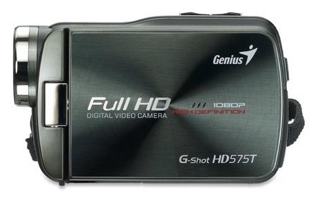 Genius G-Shot HD575T Full HD Camcorder side