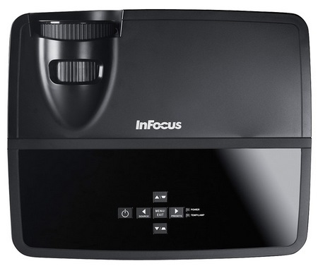 InFocus IN122 and IN124 DLP Projectors top