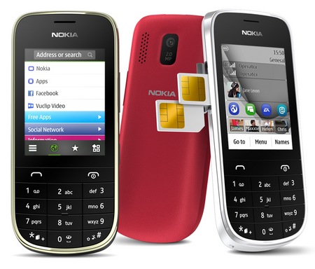 Nokia Asha 202 S40 Dual-SIM phone