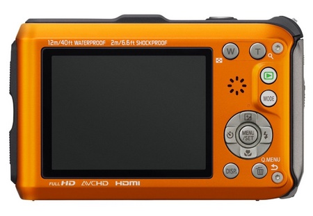 Panasonic LUMIX DMC-TS4 Rugged Camera with GPS back