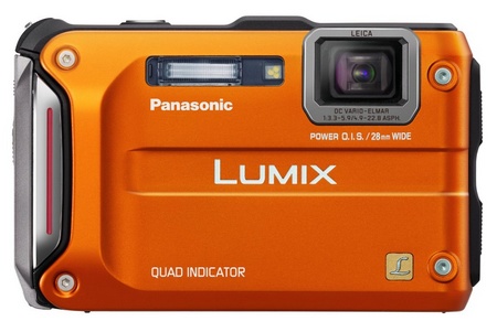 Panasonic LUMIX DMC-TS4 Rugged Camera with GPS orange