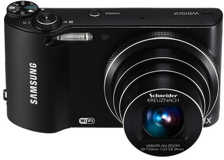 Samsung WB150F WiFi 18x long zoom camera front