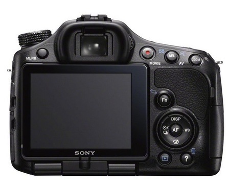 Sony Alpha A57 DSLR Camera with Translucent Mirror back