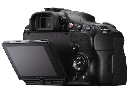 Sony Alpha A57 DSLR Camera with Translucent Mirror swivel display