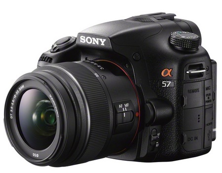 Sony Alpha A57 DSLR Camera with Translucent Mirror