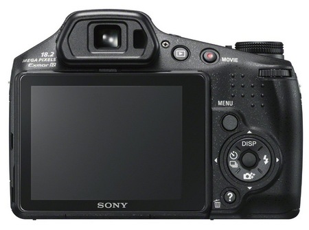 Sony Cyber-shot DSC-HX200V 30X Long Zoom Camera with GPS back