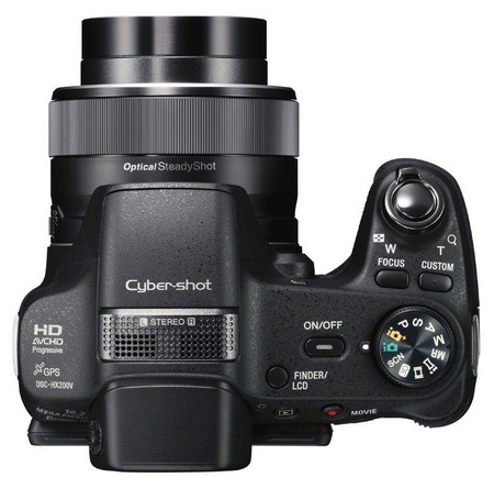 Sony Cyber-shot DSC-HX200V 30X Long Zoom Camera with GPS top