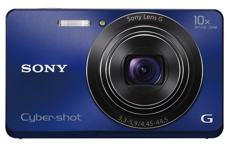 Sony Cyber-shot DSC-W690 Thinnest 10x Optical Zoom Camera blue