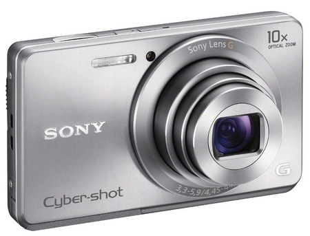 Sony Cyber-shot DSC-W690 Thinnest 10x Optical Zoom Camerasilver