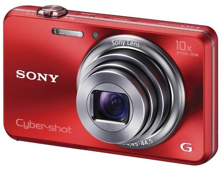 Sony Cyber-shot DSC-WX150 Thinnest 10x Optical Zoom Camera red