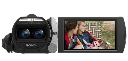 Sony Handycam HDR-TD20V Double Full HD 3D Camcorder front