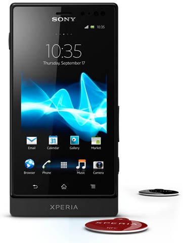 Sony Xperia sola Smartphone with Floating Touch nfc